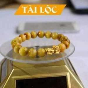 vòng tay đá mắt hổ mix tỳ hưu giá rẻ